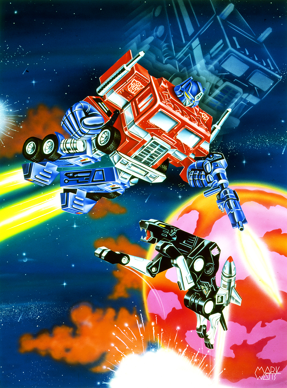 Optimus Prime Ravage Original Art Folder